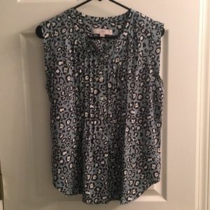 Leopard Print Top from the Loft